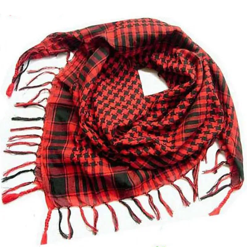 Summer Cycling man Tactical Arab Scarf Unisex Fashion Lightweight Hijab Scarf Spring Army Plaid Head Scarf Keep Warm 2023 New