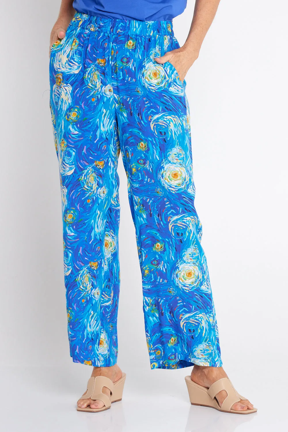 Summer Sands Pant - Electric/Starry Night