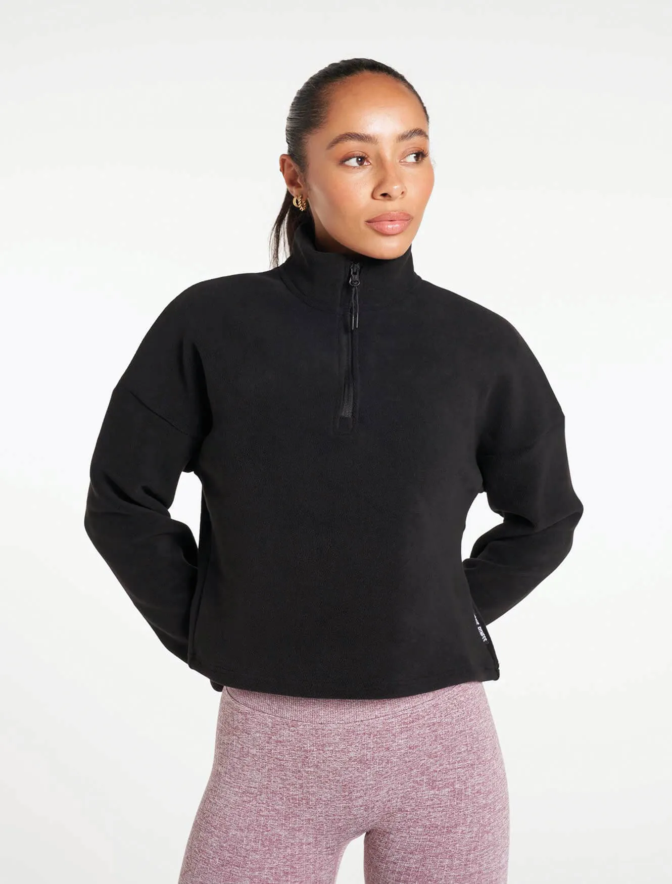 Supersoft 1/4 Zip Fleece - Blackout