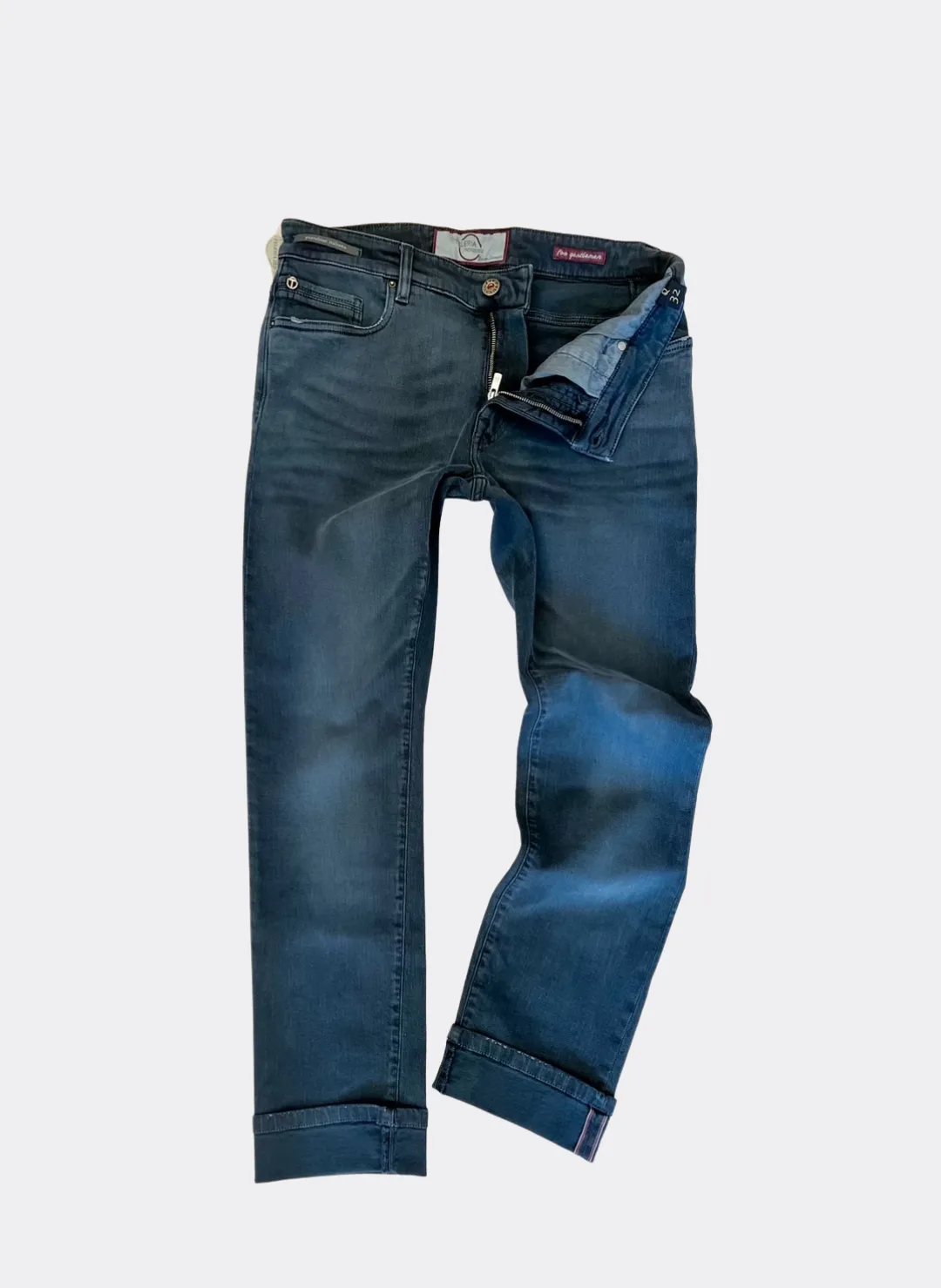 Teleria Zed Cobra Jean In Blue Oxford