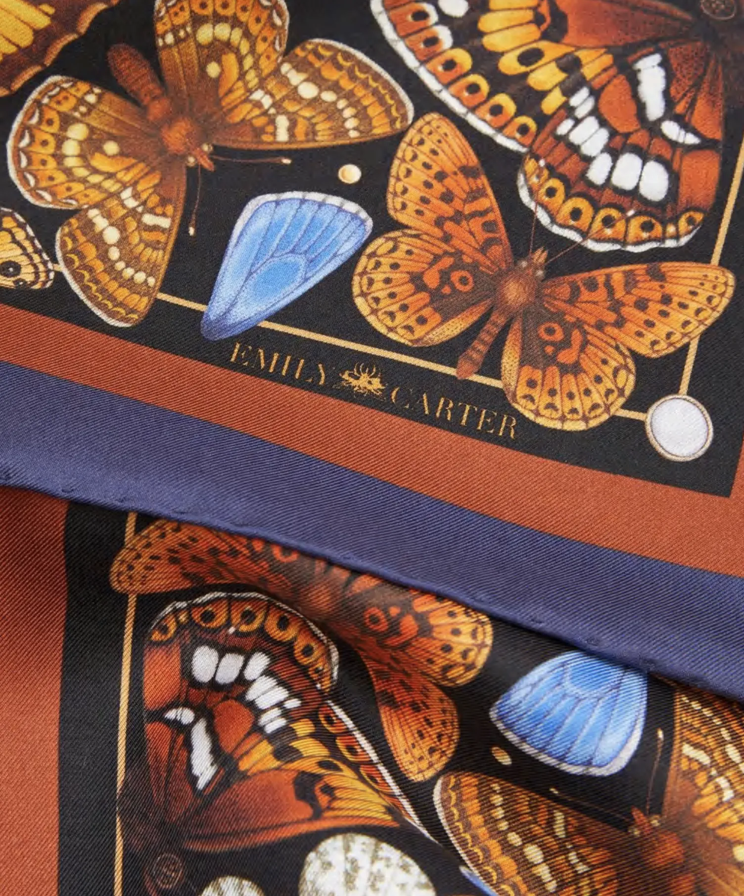 The British Butterfly Pocket Square