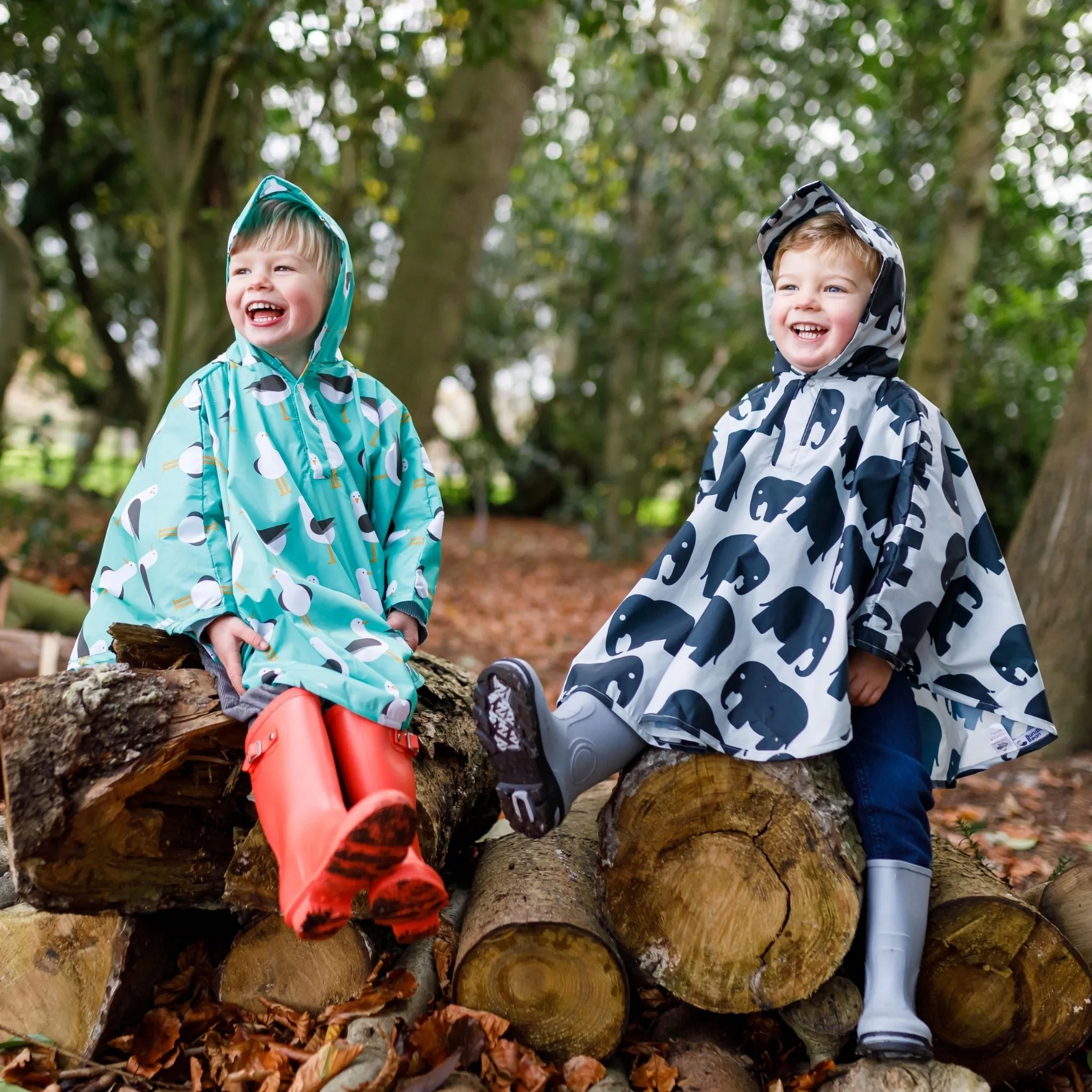 Toddler Ponchos - YELLOW ZEBRA