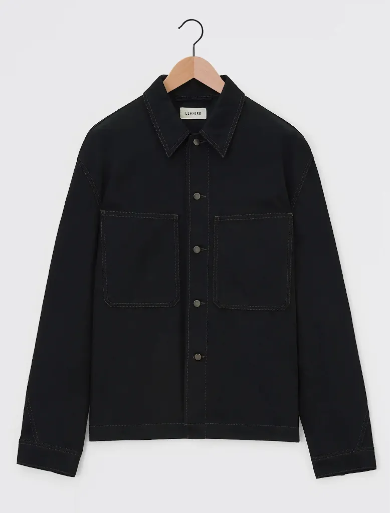 TWISTED SLEEVE BOXY OVERSHIRT