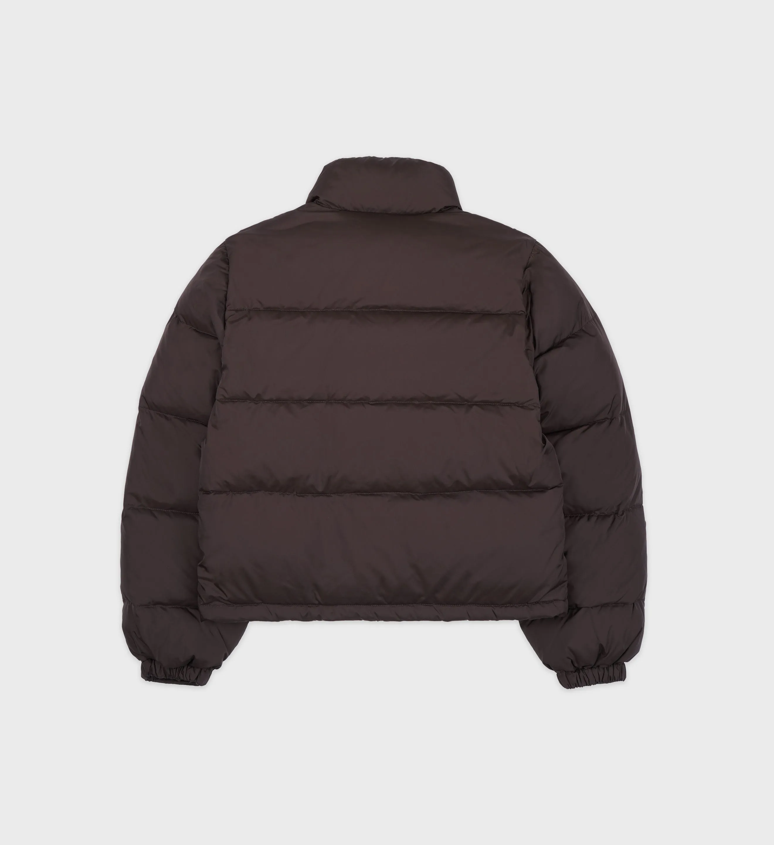 Vendome Puffer Jacket - Chocolate/Cream