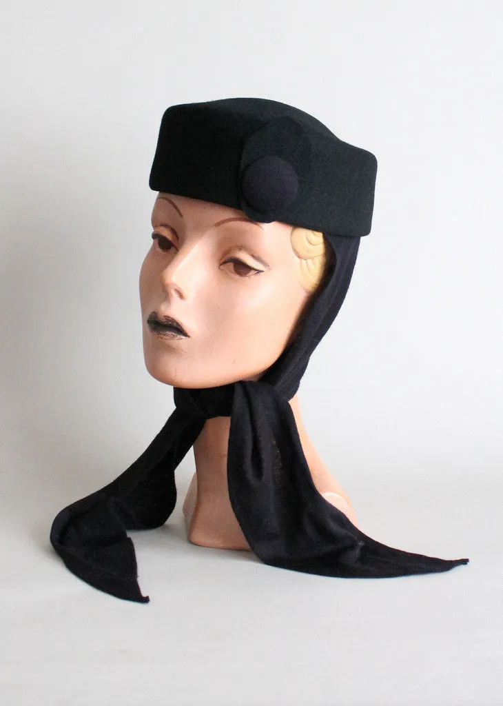 Vintage 1950s Normann-Endler Chic Winter Hat