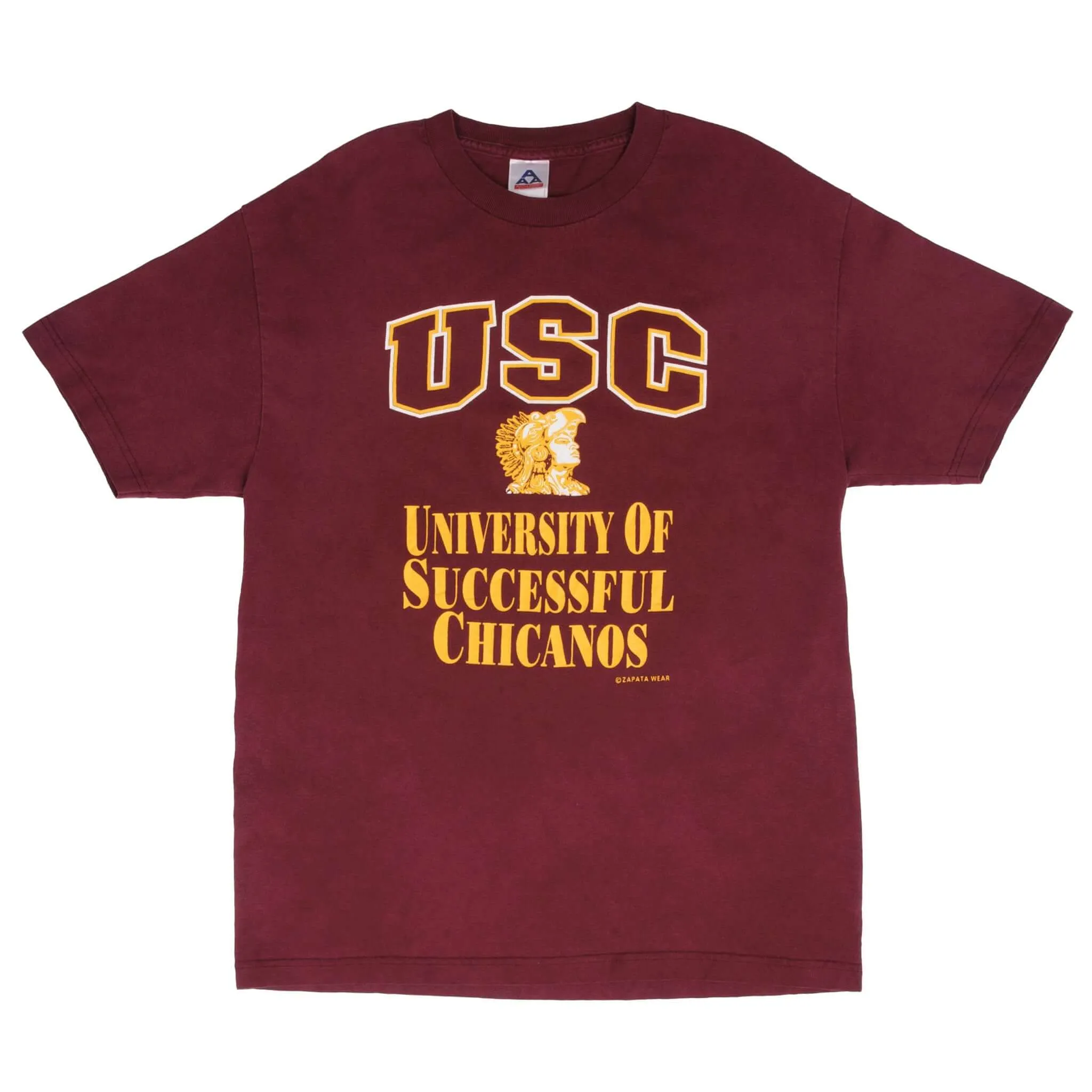 VINTAGE USC UNIVERSITY OF SUCCESSFUL CHICANOS TEE SHIRT 1990S SIZE LARGE