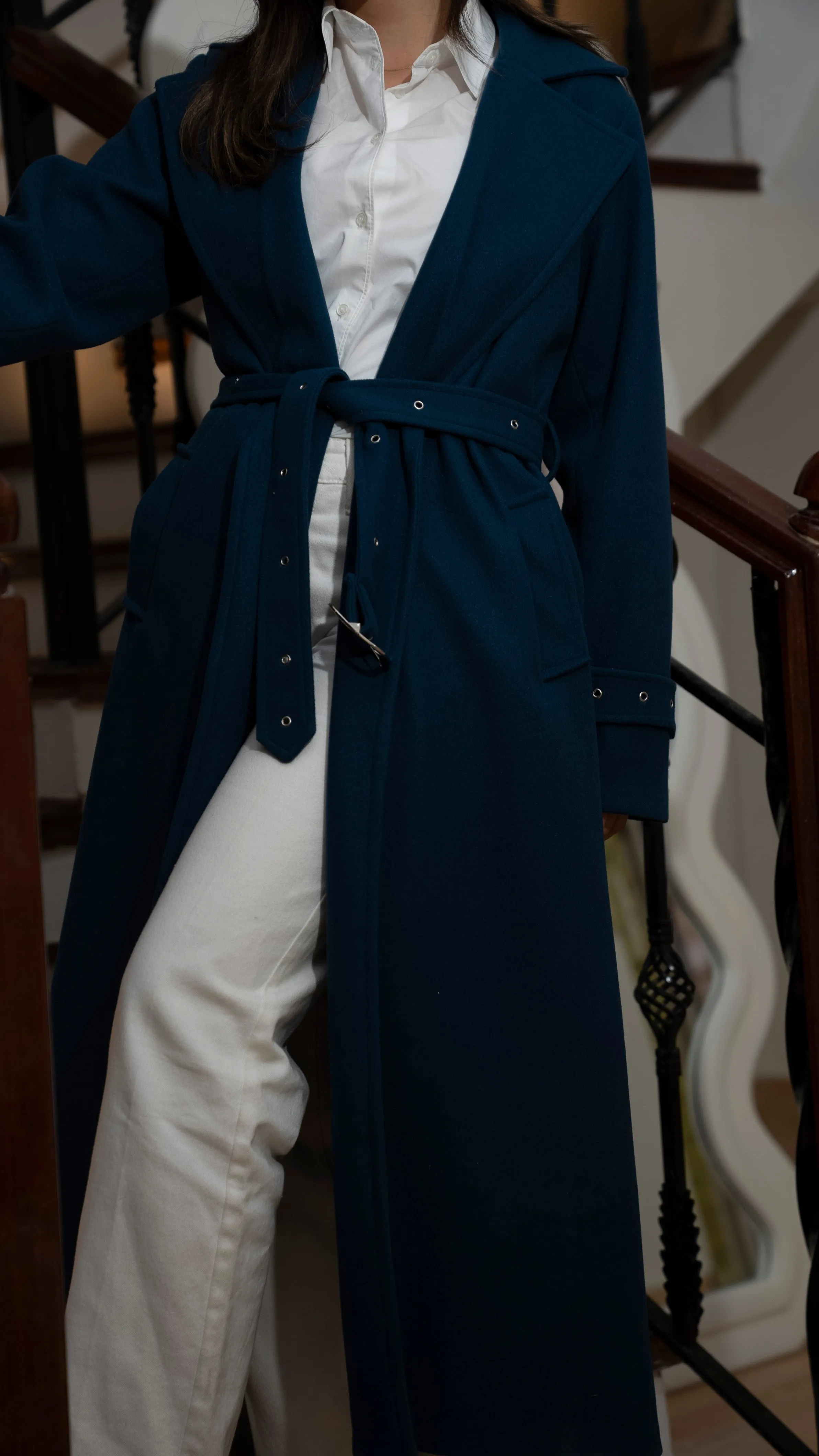 Virtue Coat Navy Blue