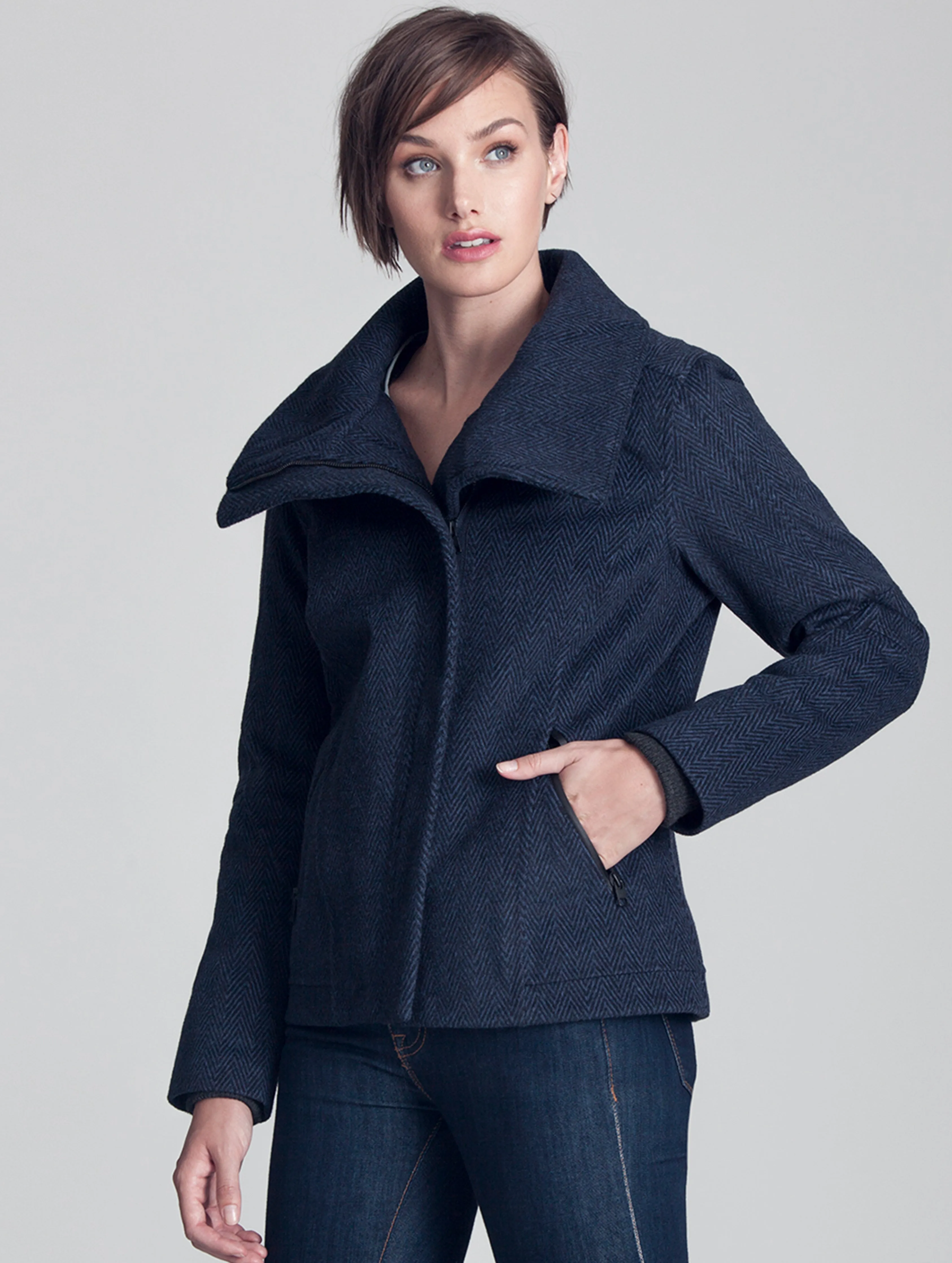 W Crosby Jacket - Insignia Blue Heather