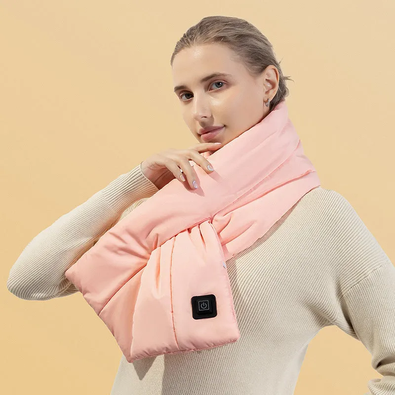 Winter Heating Scarf Smart USB Rechargeable Heating Cervical Spine Electric Heated Scarf