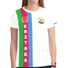 Women Eritrea Flag t-shirt