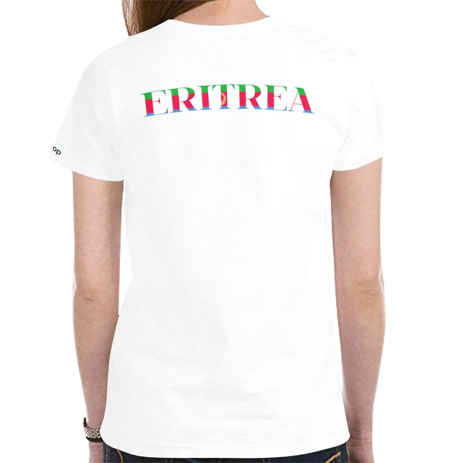 Women Eritrea Flag t-shirt