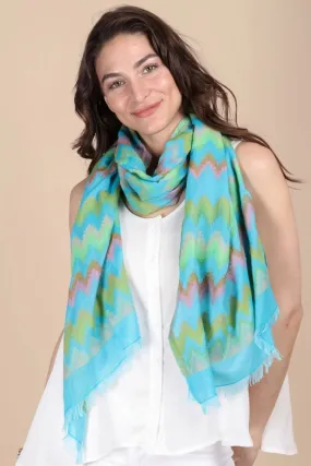 Zig Zag Woven Scarf