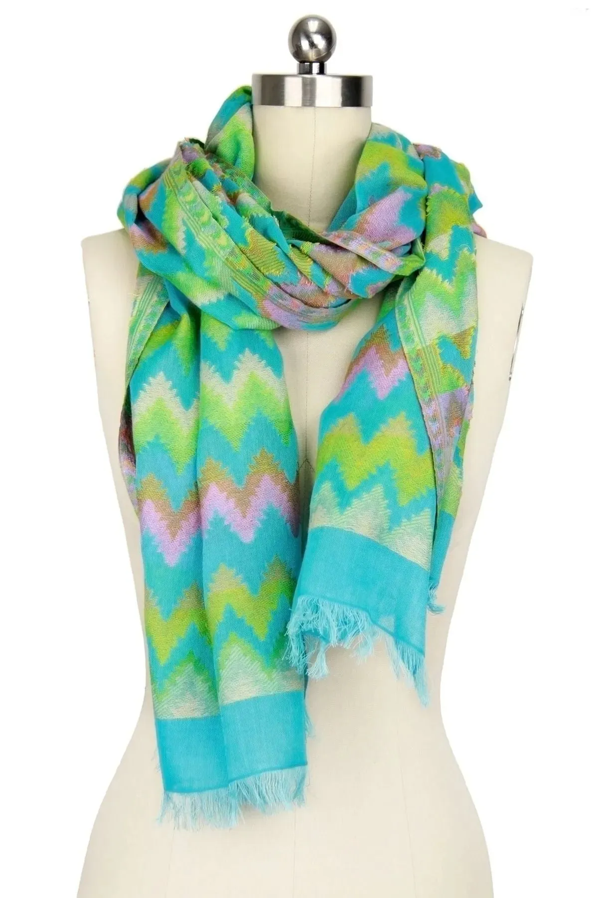 Zig Zag Woven Scarf